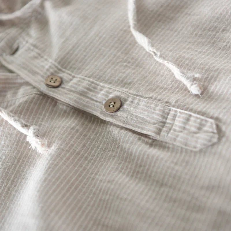 Linen Airflow Hoodie™ — Feel Fresh, Look Sharp, Own Every Moment (Beige XS) - | Zavonix