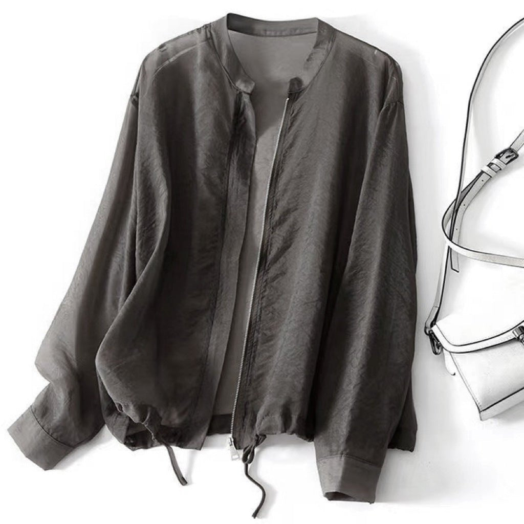 Linen Breeze Jacket™ — Wrap Yourself in Effortless Cool and Magnetic Confidence (Gray XS) - | Zavonix