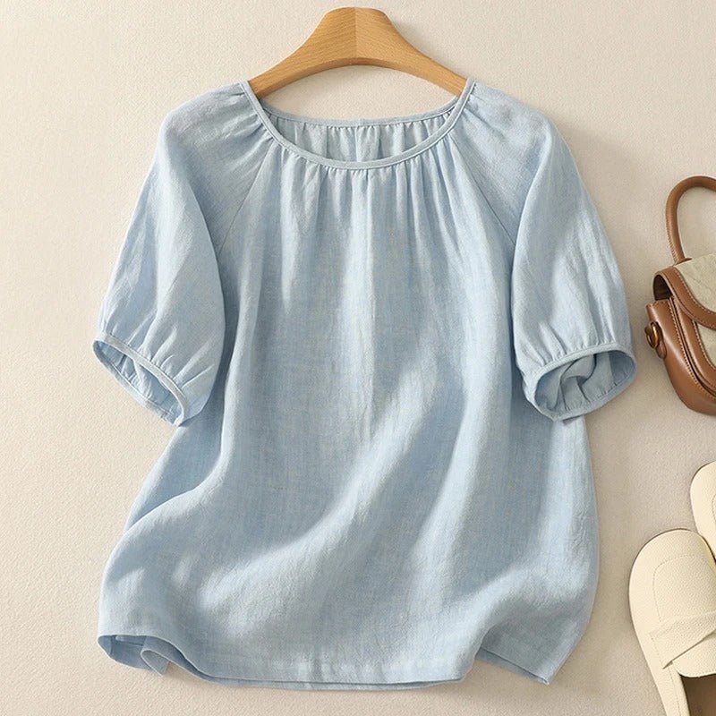 Linen Lure™ — Feel Fresh, Flirty, and Unstoppable All Summer Long (Light Blue XS) - | Zavonix