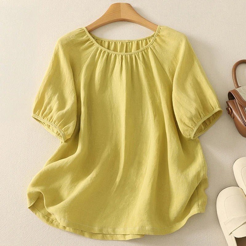 Linen Lure™ — Feel Fresh, Flirty, and Unstoppable All Summer Long (Yellow XS) - | Zavonix