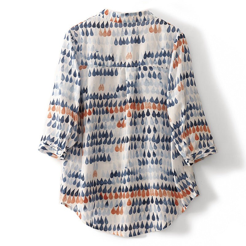 Linen Luxe Blouse™ — Own Effortless Freedom and Turn Every Head with Unique, Breathable Style (XS ) - | Zavonix