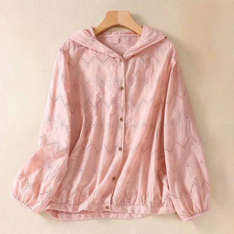 LinenLux Hoodie™ — Stay Cool, Command Attention, Own Every Moment (Pink XS) - | Zavonix