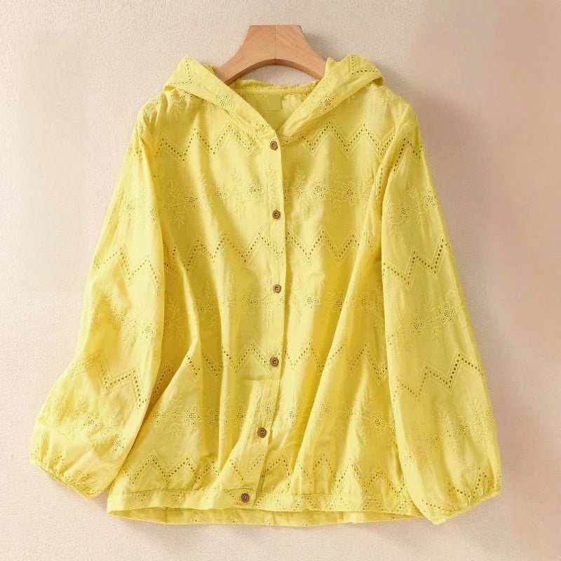 LinenLux Hoodie™ — Stay Cool, Command Attention, Own Every Moment (Yellow XS) - | Zavonix