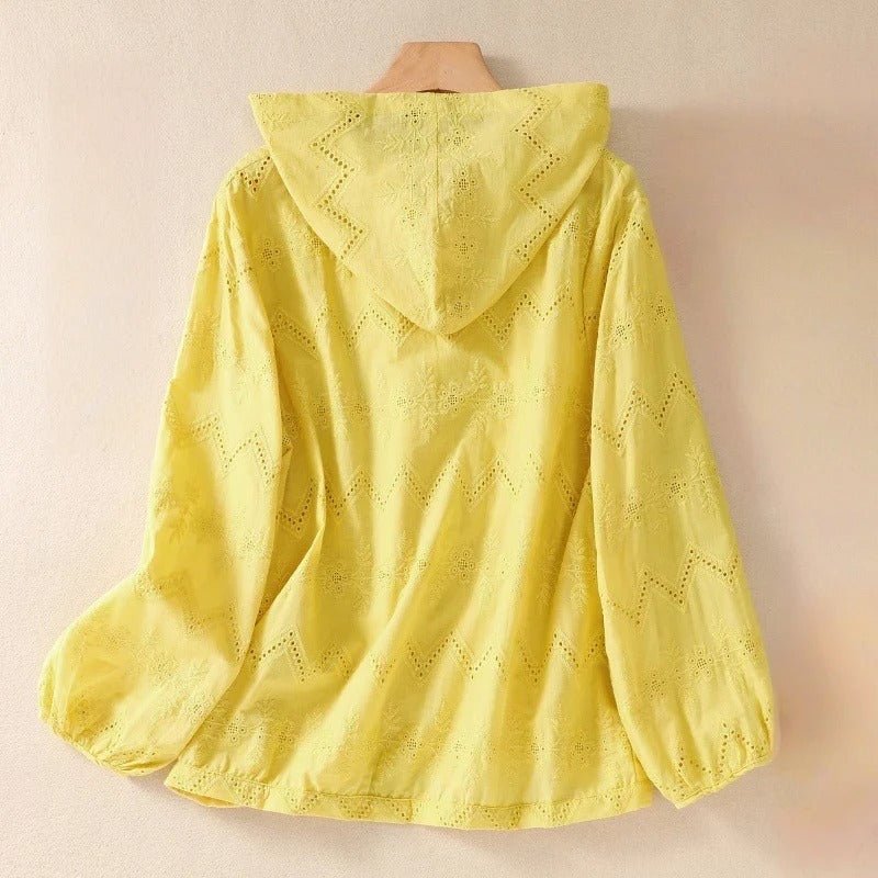 LinenLux Hoodie™ — Stay Cool, Command Attention, Own Every Moment (Yellow XS) - | Zavonix