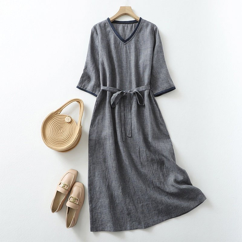LinenLuxe Dress™ — Command Attention and Feel Unstoppable All Day Long - Zavonix