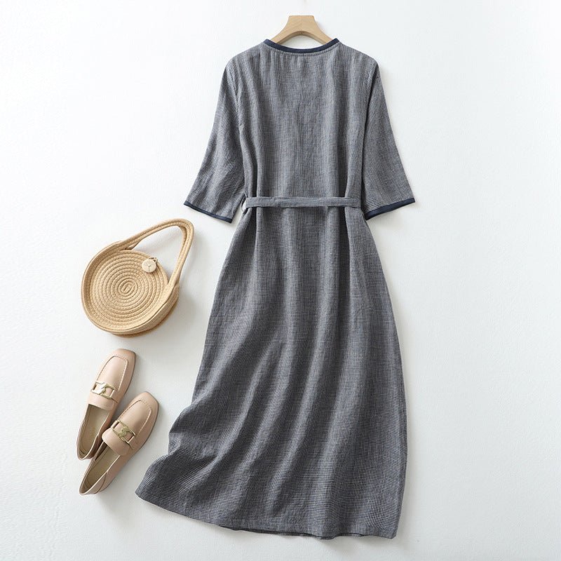 LinenLuxe Dress™ — Command Attention and Feel Unstoppable All Day Long - Zavonix