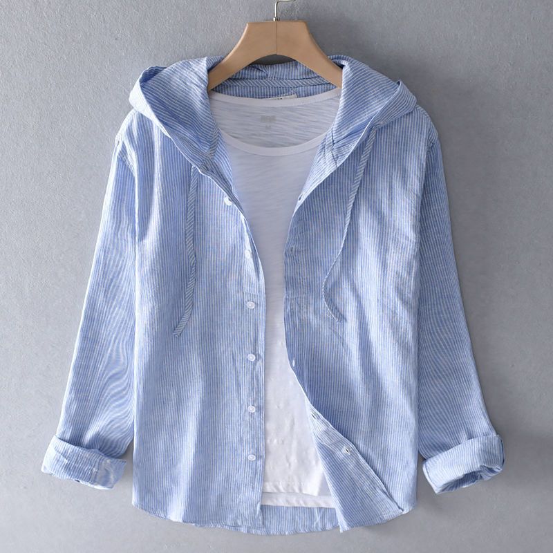 Liora — Lightweight Linen Hoodie with Precision Tailoring - Zavonix