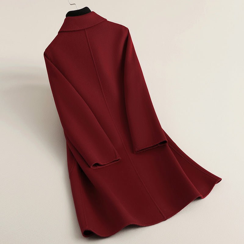 LISA WOOL LONG COAT (Camel XS) - | Zavonix