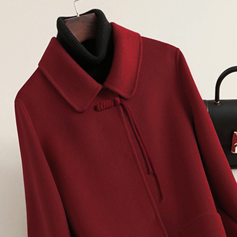 LISA WOOL LONG COAT (Camel XS) - | Zavonix