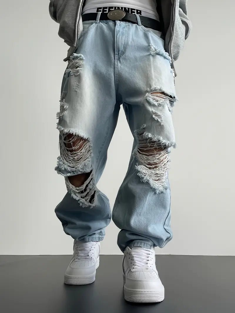 LumaShred Distressed Jeans (XS ) - | Zavonix