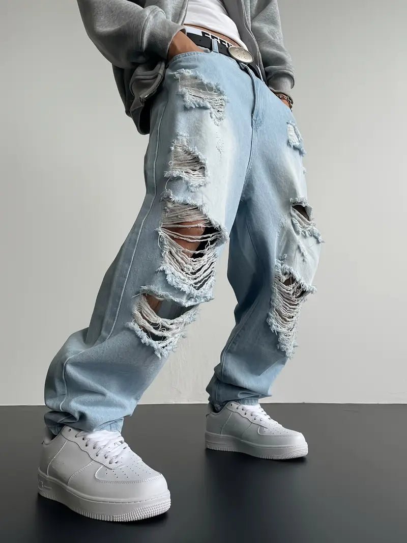 LumaShred Distressed Jeans (XS ) - | Zavonix