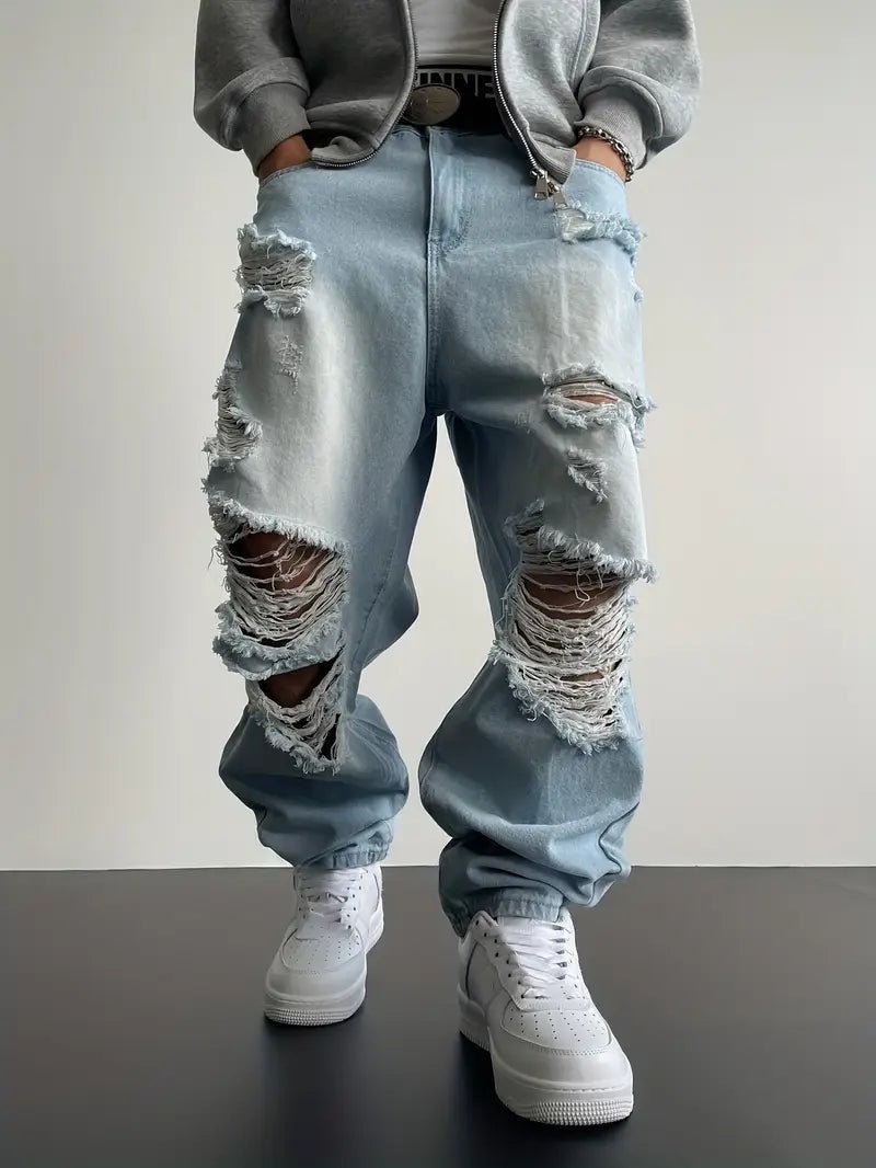 LumaShred Distressed Jeans (XS ) - | Zavonix