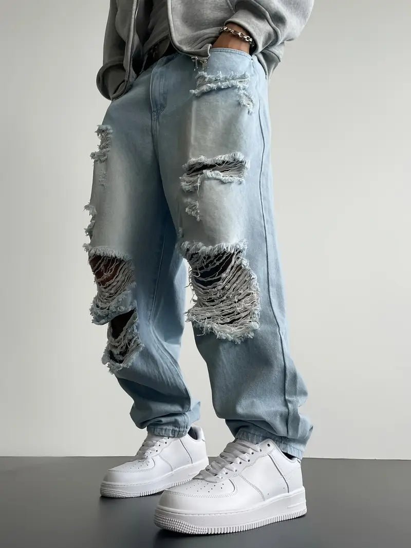 LumaShred Distressed Jeans (XS ) - | Zavonix
