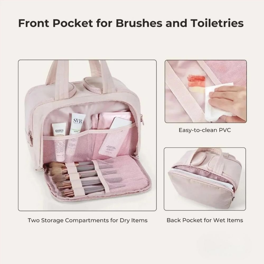 LumaPack — Compact Travel Toiletry Organizer with Durable Compartments