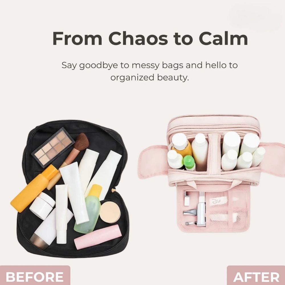 LumaPack — Compact Travel Toiletry Organizer with Durable Compartments
