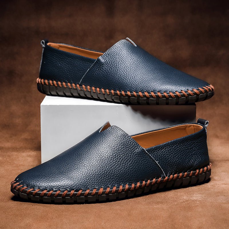 Leather Loafers™ — Ignite Instant Confidence and Unstoppable Style Every Step (Black 6) - Shoes | Zavonix