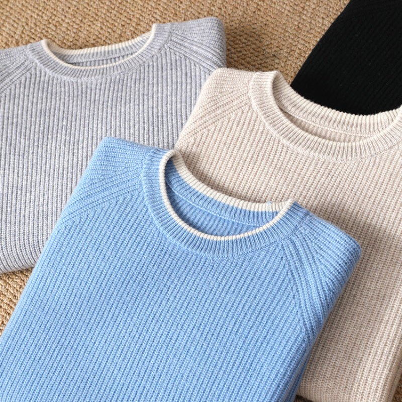 MARTIN™ CASHMERE PULLOVER (Black XS) - | Zavonix
