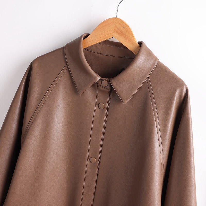 MELISSA GENUINE LEATHER JACKET (Black XS) - | Zavonix