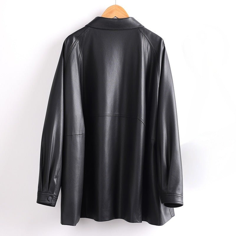 MELISSA GENUINE LEATHER JACKET (Black XS) - | Zavonix
