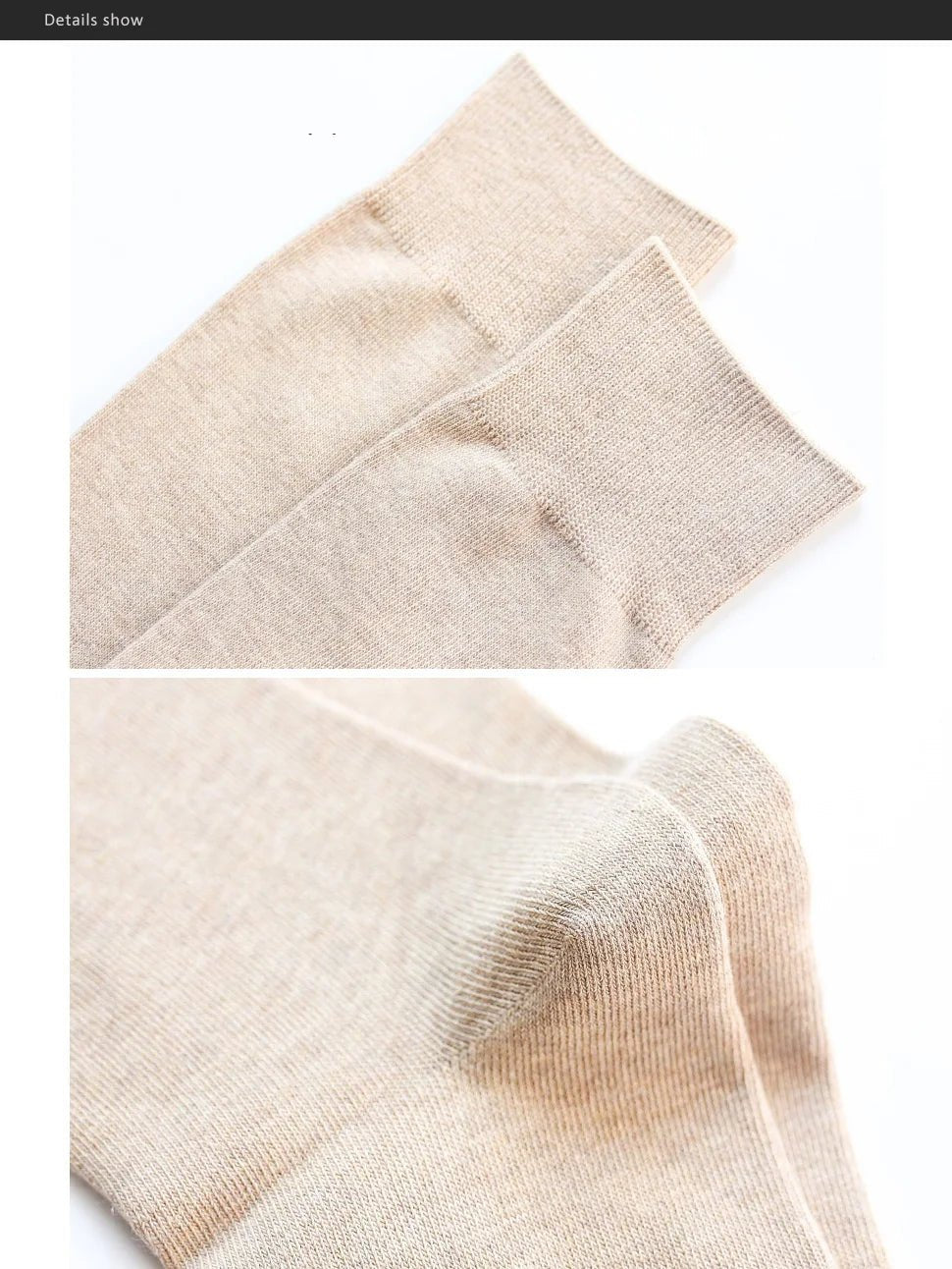 Men's Business Socks — High Tube Cotton Blend for All - Day Comfort (Brown ) - | Zavonix