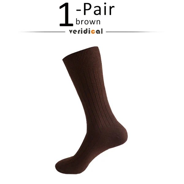 Men's Business Socks — High Tube Cotton Blend for All - Day Comfort (WHITE ) - | Zavonix