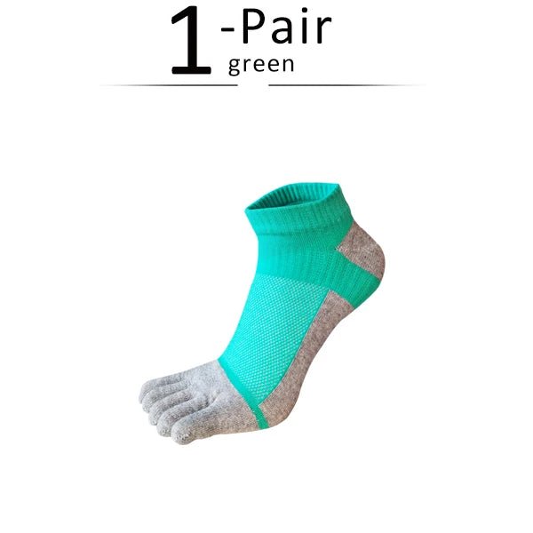 Men's Knit Toe Socks — Breathable Moisture - Wicking Casual Socks (green ) - | Zavonix
