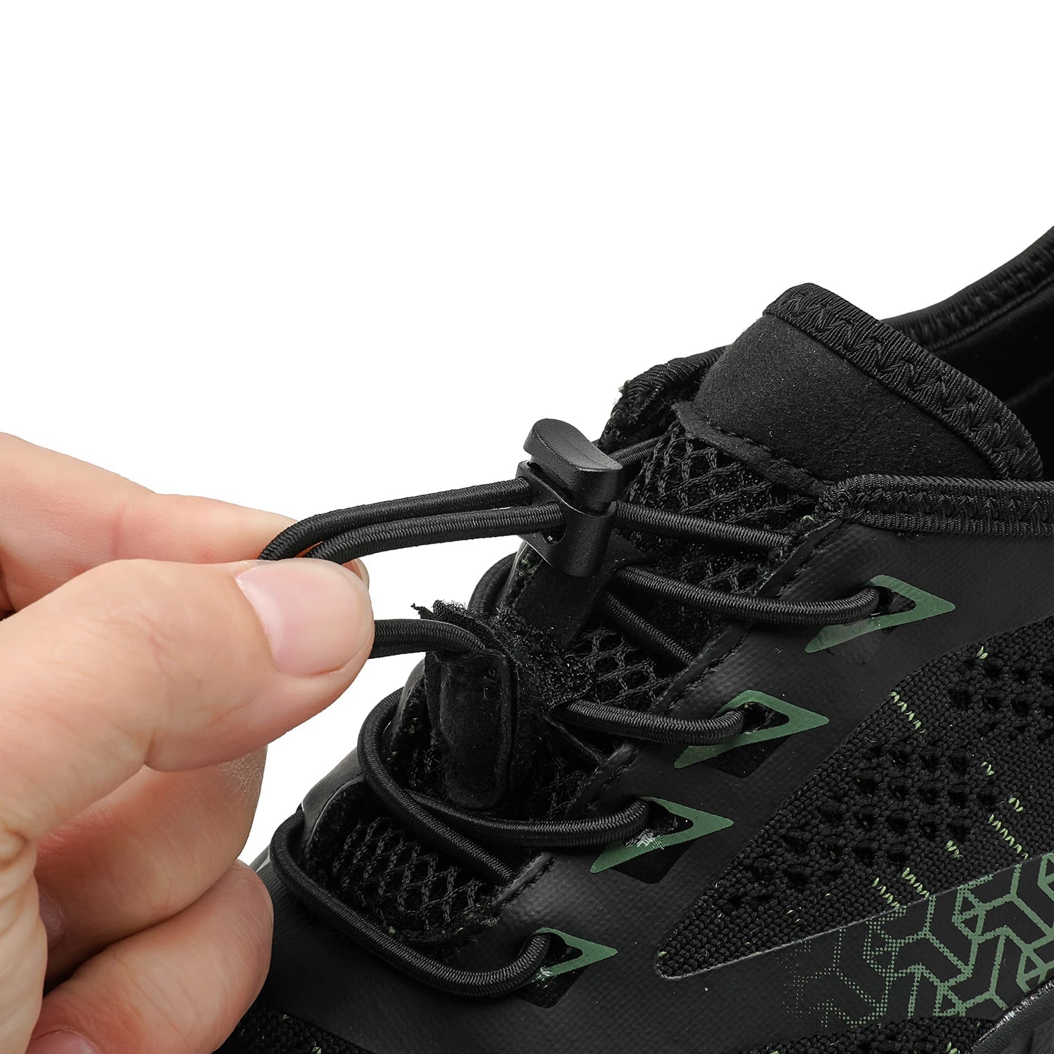 Men's Lightweight Breathable Cotton Lace - Up Shoes with EVA Sole (green 44) - | Zavonix