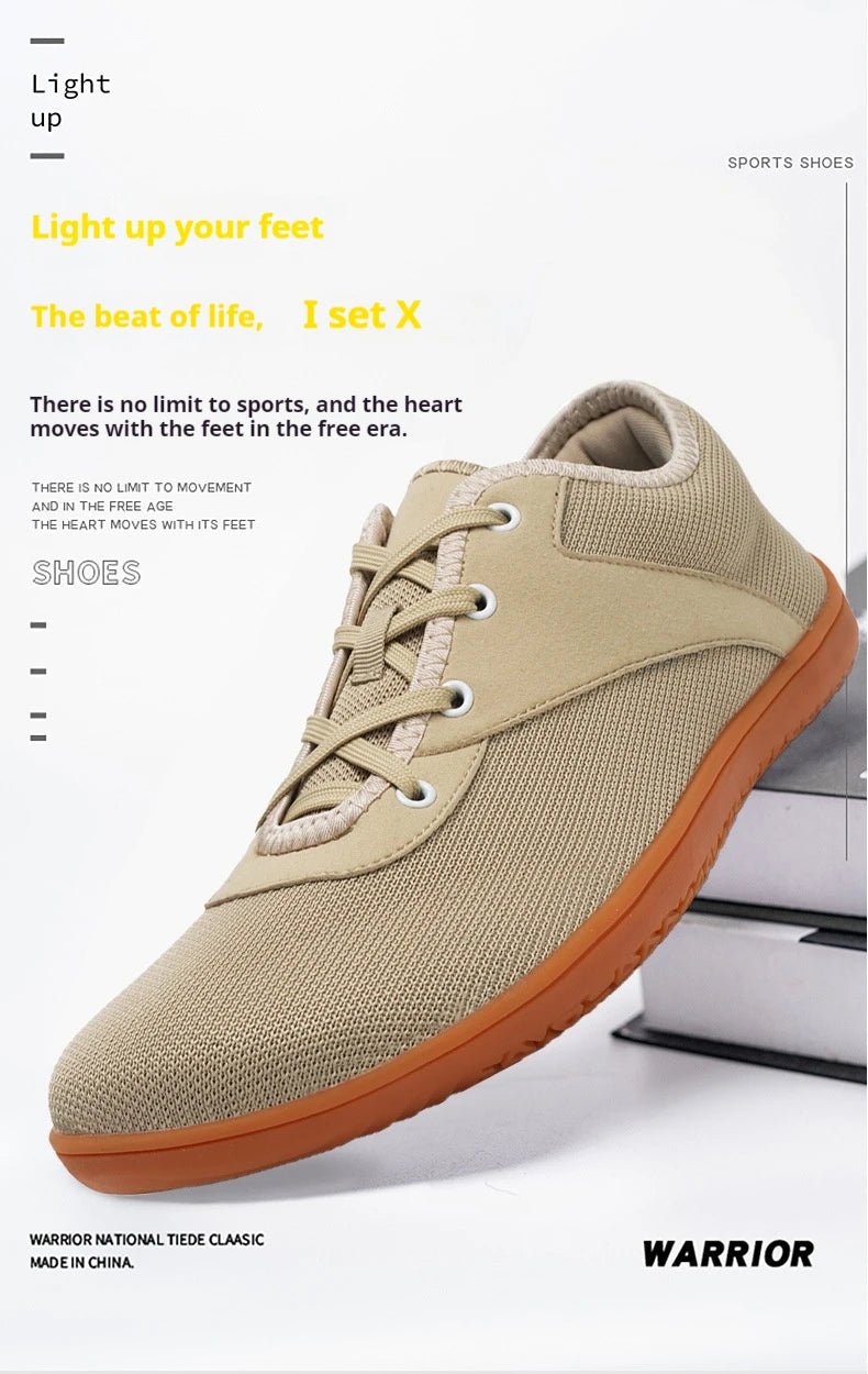 Men's Lightweight Breathable Cotton Lace - Up Shoes with EVA Sole (green 44) - | Zavonix