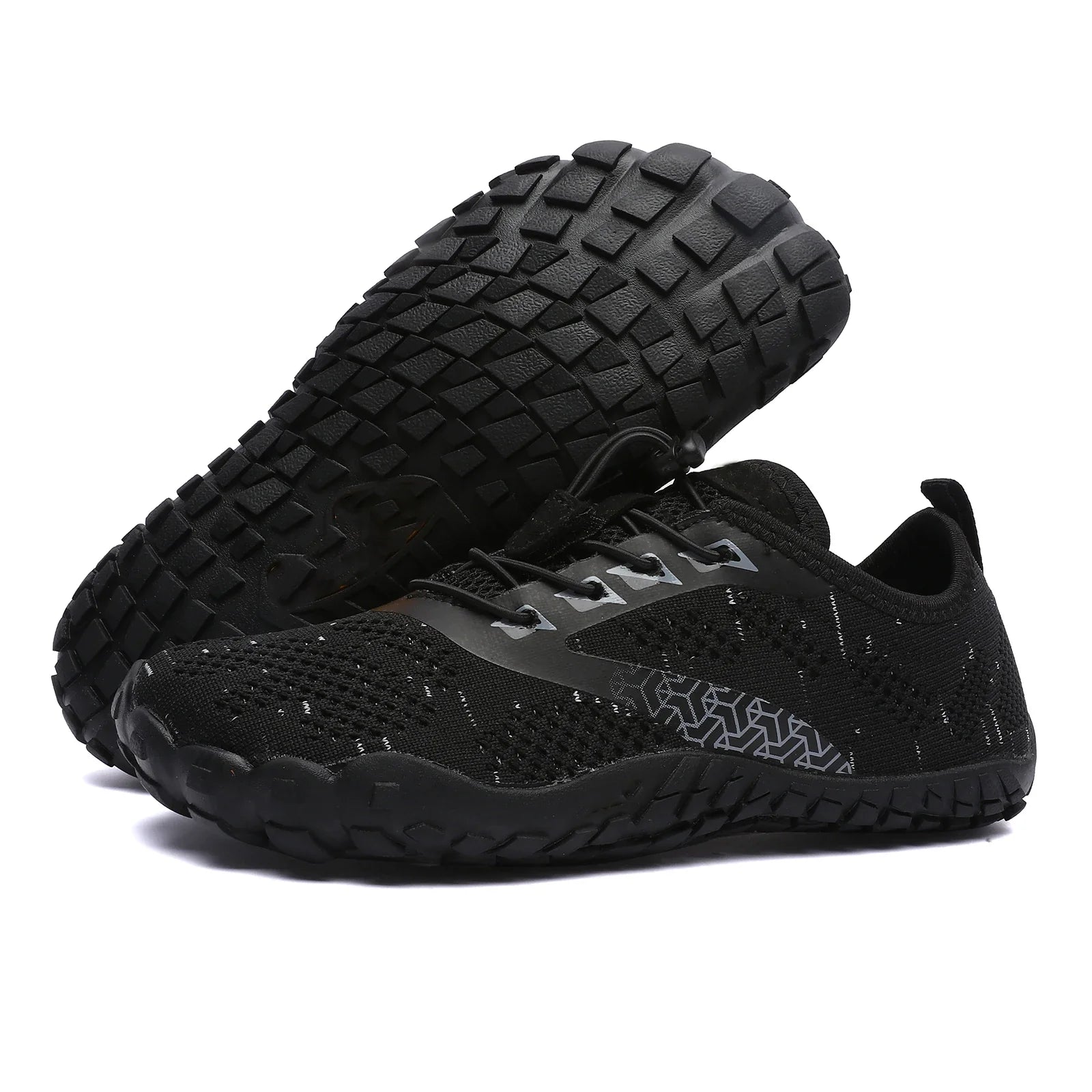 Men's Lightweight Breathable Cotton Lace - Up Shoes with EVA Sole (GRAY 46) - | Zavonix
