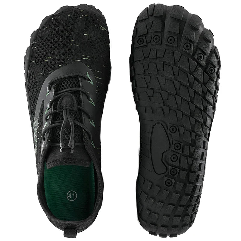 Men's Lightweight Breathable Cotton Lace - Up Shoes with EVA Sole (GRAY 46) - | Zavonix