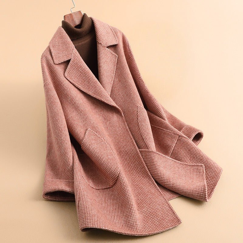 MERINO WOOL LONGCOAT (Red XS) - | Zavonix