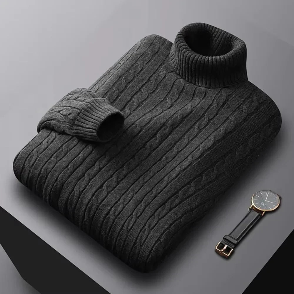 Morati Wool Mock Neck Sweater (Black XXS) - | Zavonix