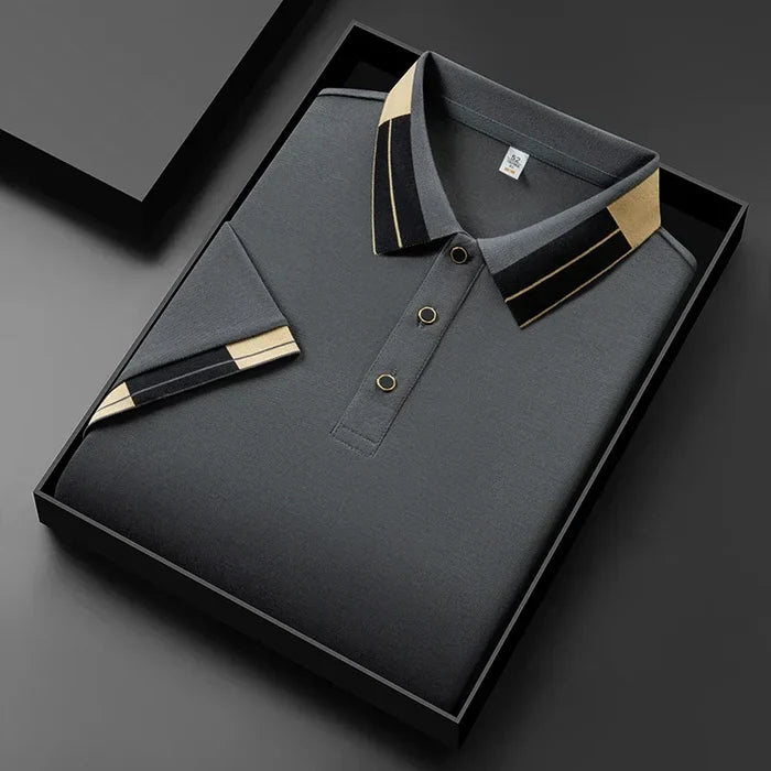 Montclair Polo Shirt (Dark Grey XS) - | Zavonix