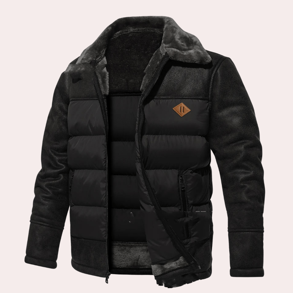 Milo Men's Quilted Jacket | Modern Design, Versatile 5
