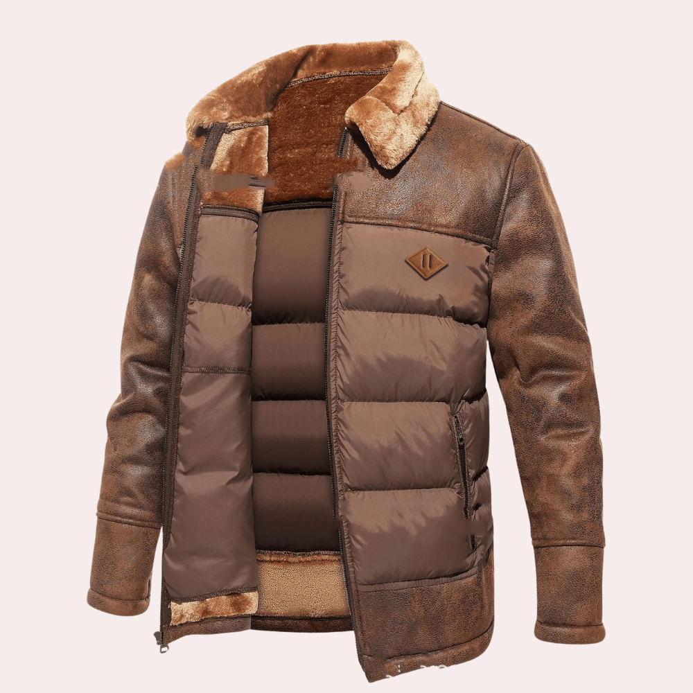 Milo Men's Quilted Jacket | Modern Design, Versatile 0