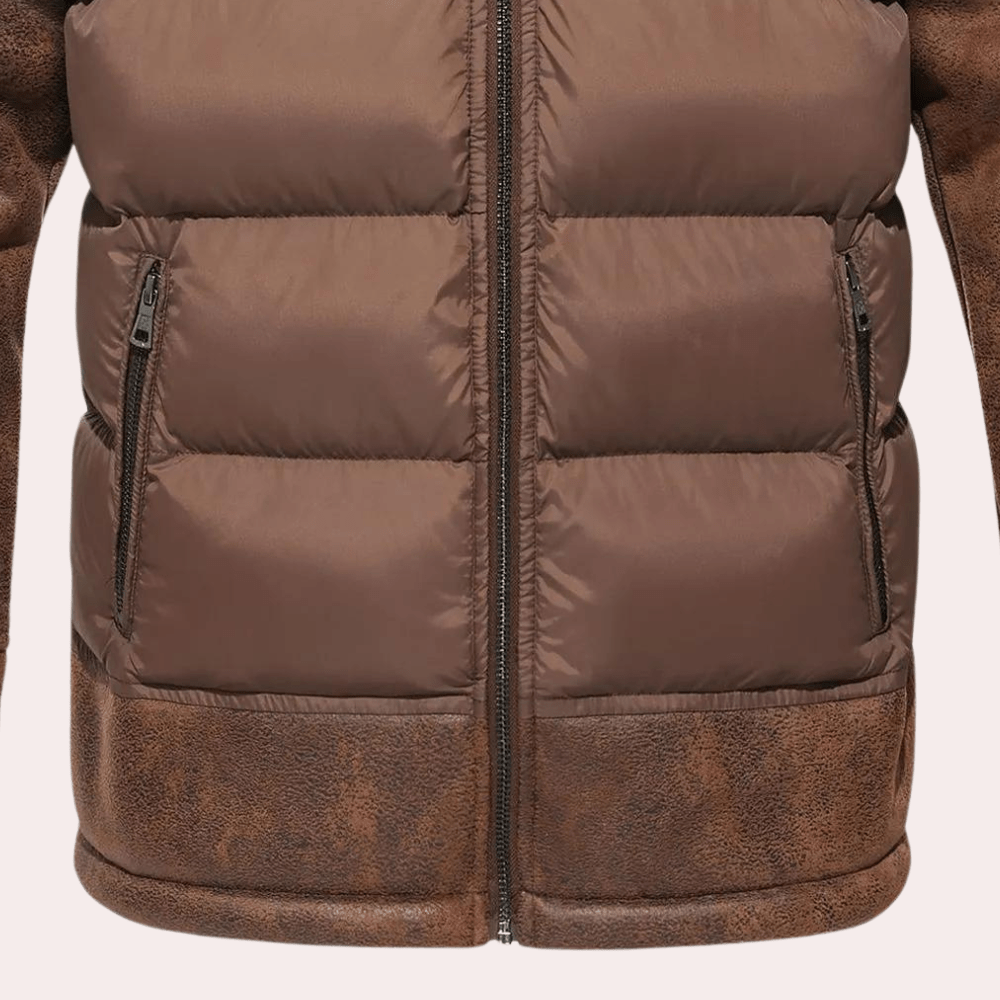 Milo Men's Quilted Jacket | Modern Design, Versatile 4