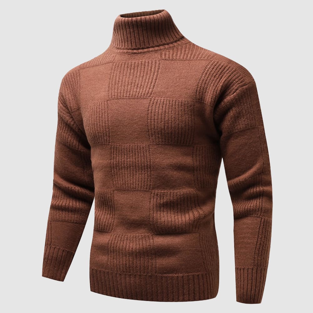 Milo Men's Turtleneck Sweater | Premium Wool Knit 0