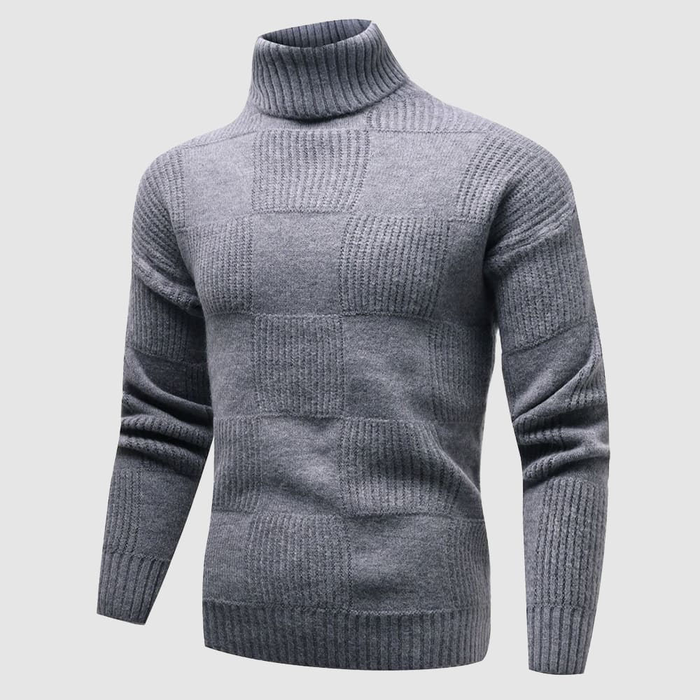 Milo Men's Turtleneck Sweater | Premium Wool Knit 2