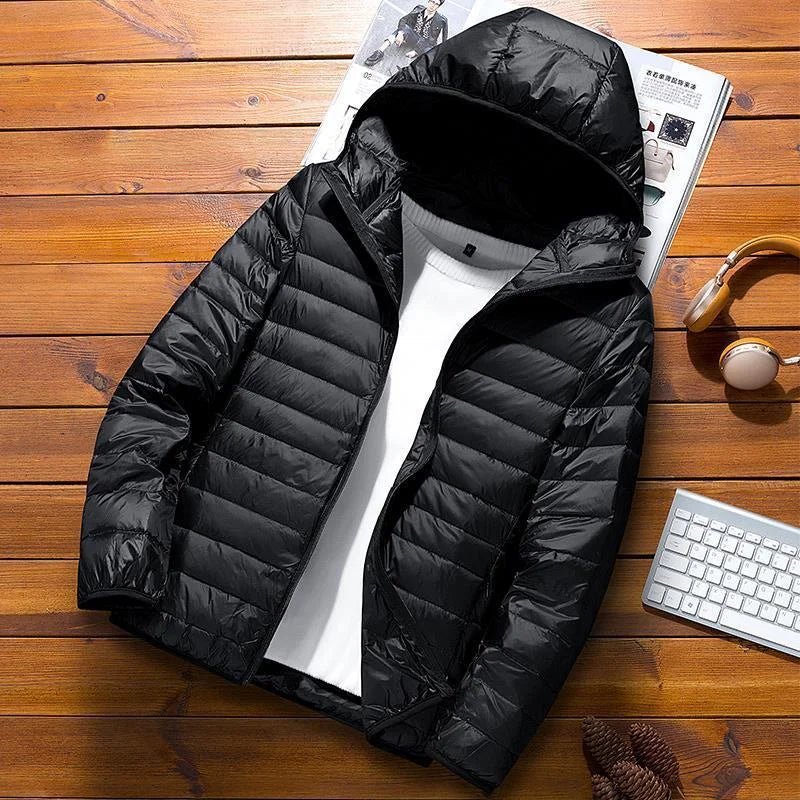 Milo Men's Winter Jacket | Quilted Hooded Design, Warm Essential 3