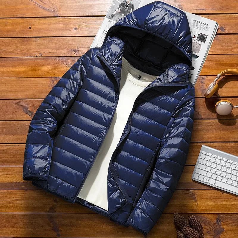 Milo Men's Winter Jacket | Quilted Hooded Design, Warm Essential 1