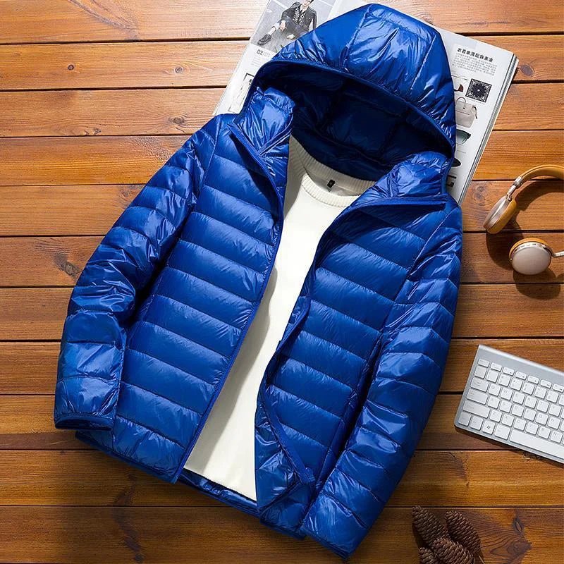 Milo Men's Winter Jacket | Quilted Hooded Design, Warm Essential 0