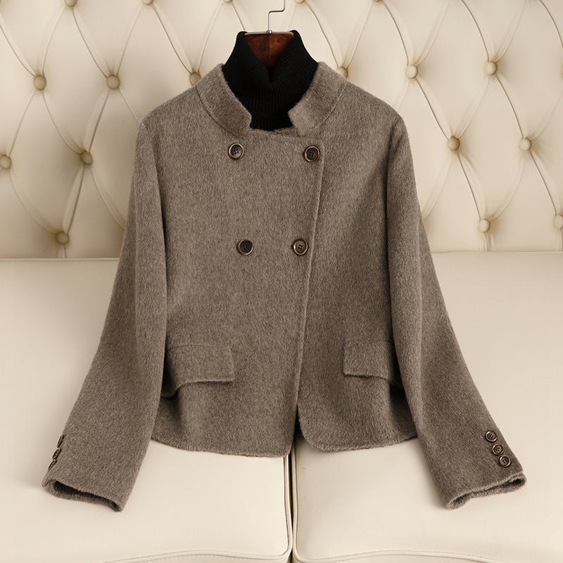 MONICA™ CASHMERE JACKET (Brown XS) - | Zavonix