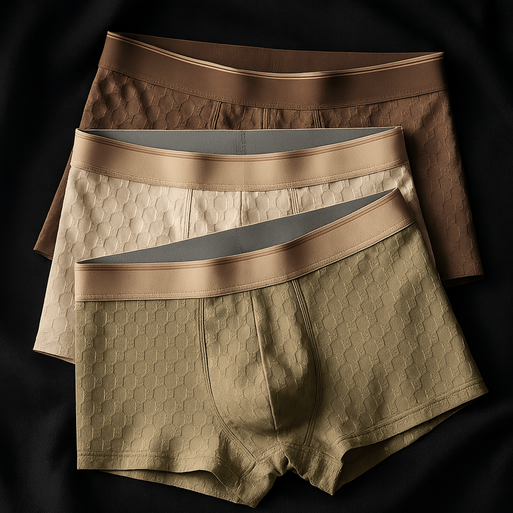 Moria Men's Boxer Briefs | Soft Cotton - Elastane Blend | Best Men's Underwear for Comfort (Black XS) - Men's Underwear | Zavonix
