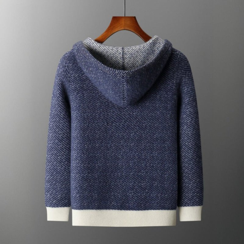 NOVAâ„¢ MERINO WOOL HOODIE (Blue XS) - | Zavonix