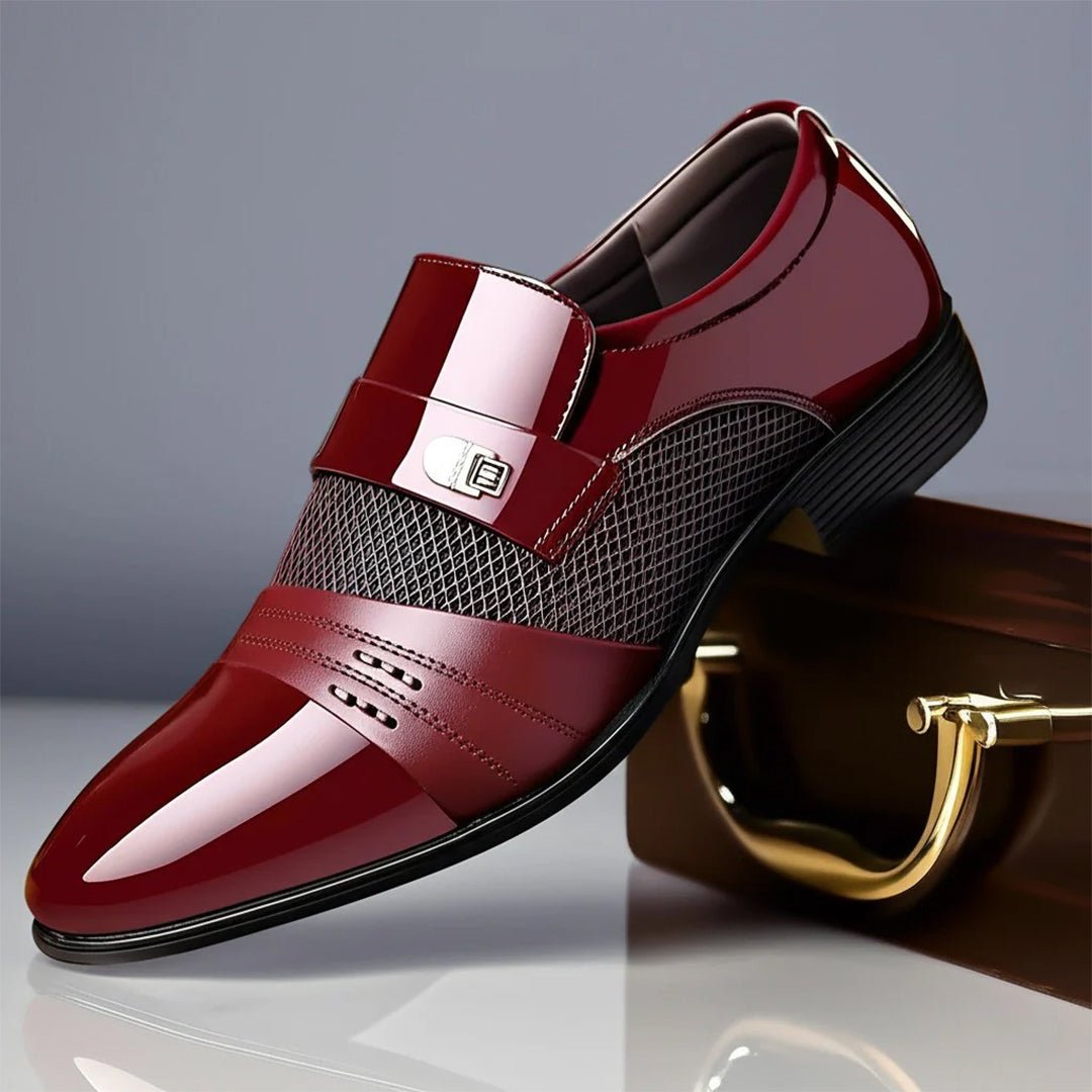 Novavo Loafers (Wine Red US 6 / EU 38) - | Zavonix