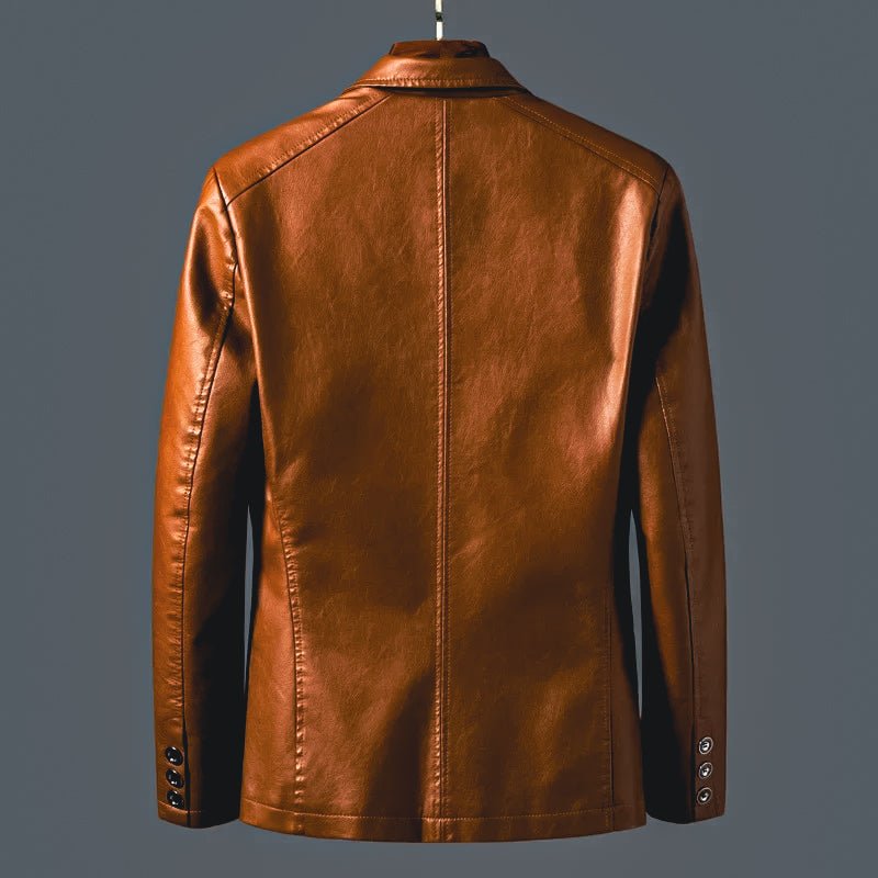 The Outlaw Elite Leather Jacket Leather Jacket (Burgundy XS) - Jacket | Zavonix