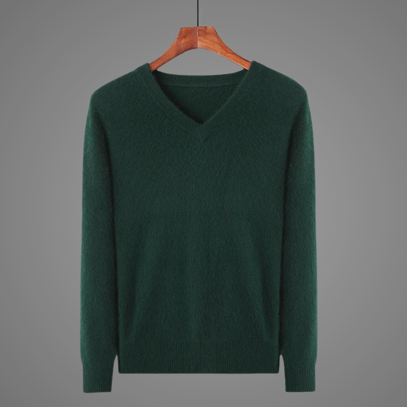 Orbin WoolSweave — Tailored Ultra - Soft Wool Sweater for Warmth (Green S) - | Zavonix