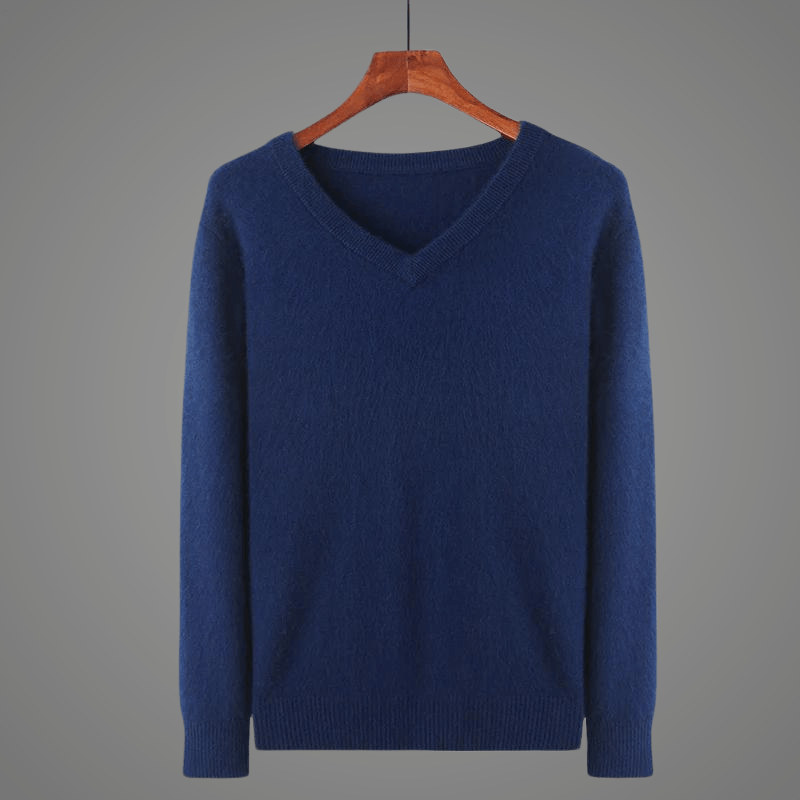 Orbin WoolSweave — Tailored Ultra - Soft Wool Sweater for Warmth (Navy Blue S) - | Zavonix