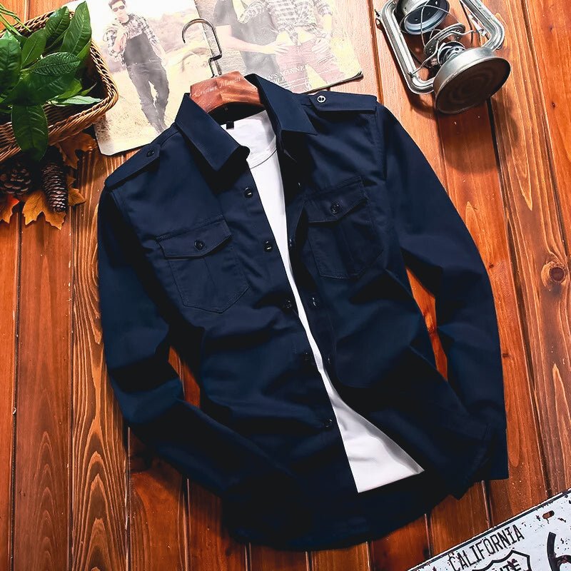 The "Professional" - Expedition Shirt Jacket (Deep Blue XS) - Jacket | Zavonix