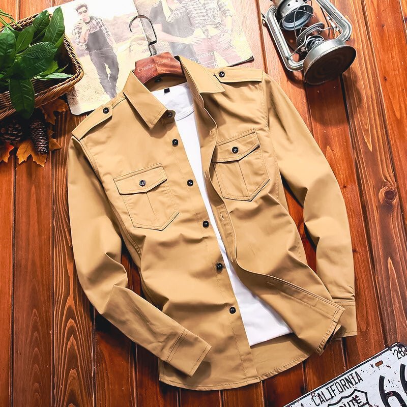 The "Professional" - Expedition Shirt Jacket (Khaki XS) - Jacket | Zavonix